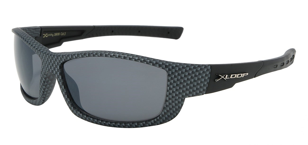 Xloop Carbon Fiber Print Sunglasses x2609