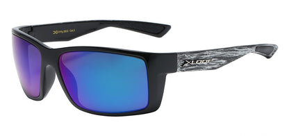 Xloop Wood Grain Printed Temple Shades x2611