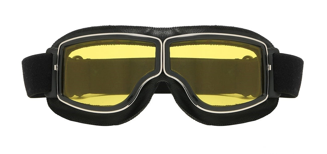 Yellow Padded Motorcyle Goggle cp933-nd