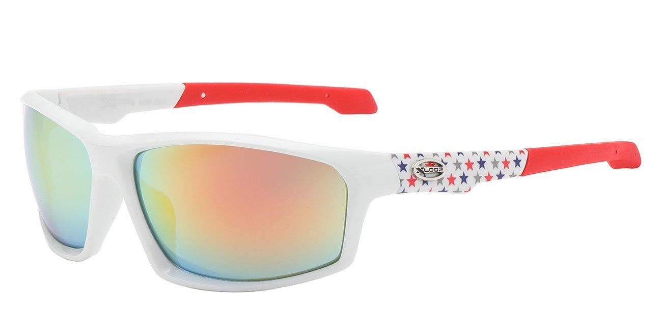 Xloop Stars Printed Temple Sunglasses x2628