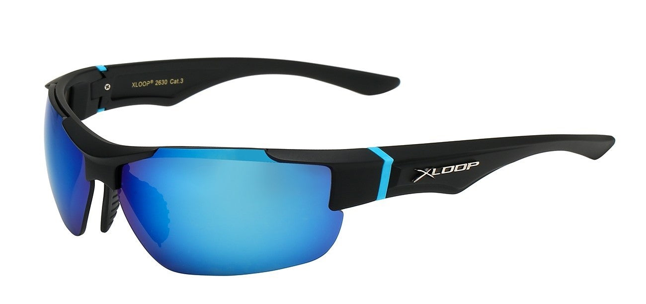 Xloop Semi-Rimless Square Wrap Shades x2630