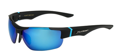 Xloop Semi-Rimless Square Wrap Shades x2630