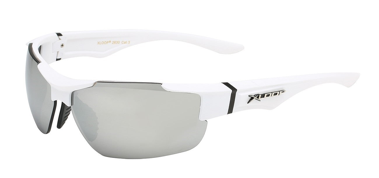 Xloop Semi-Rimless Square Wrap Shades x2630