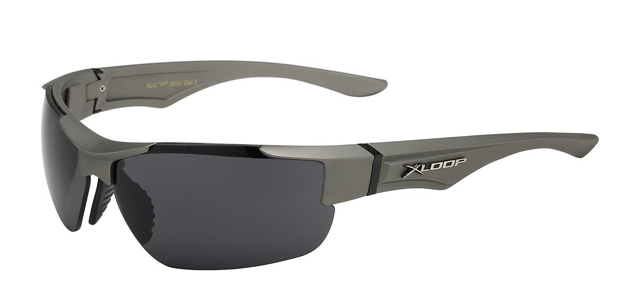 Xloop Semi-Rimless Square Wrap Shades x2630