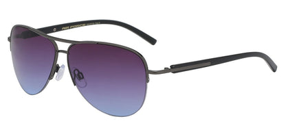 Semi Rimless Metallic Aviator av5134