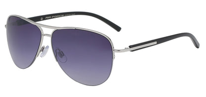 Semi Rimless Metallic Aviator av5134