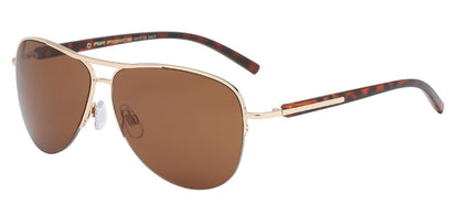 Semi Rimless Metallic Aviator av5134