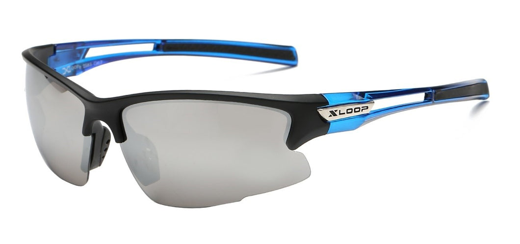 Xloop Semi Rimless Wrap Sunglasses x2585