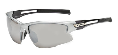 Xloop Semi Rimless Wrap Sunglasses x2585