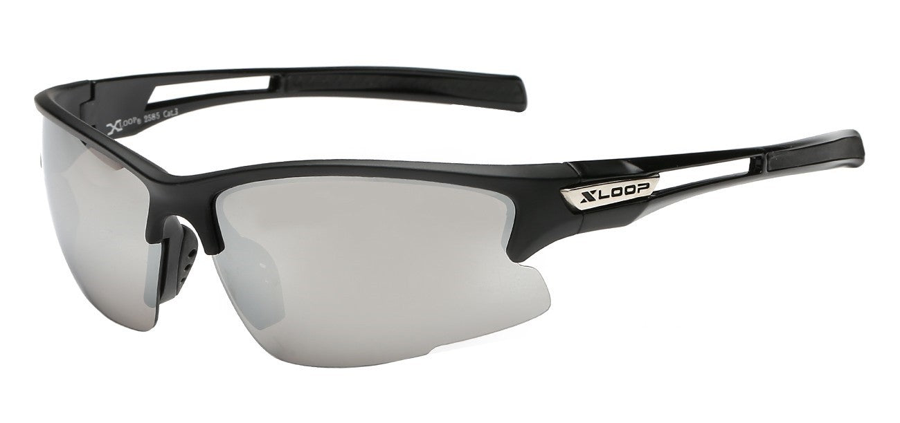 Xloop Semi Rimless Wrap Sunglasses x2585