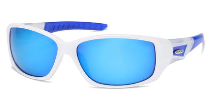 Arctic Blue Square Wrap Sunglasses ab-54