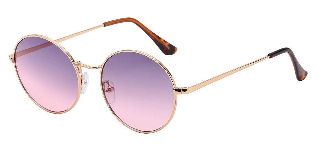 Classic Metallic Round Sunglasses 711046