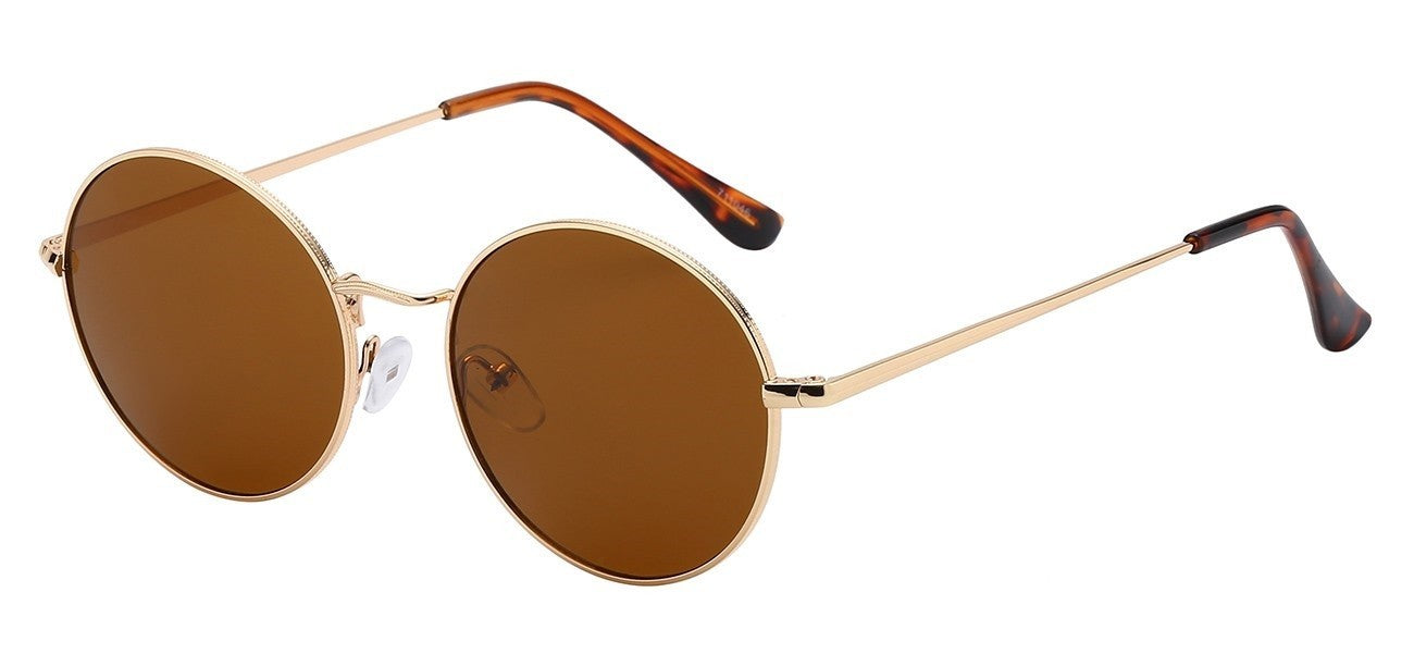 Classic Metallic Round Sunglasses 711046