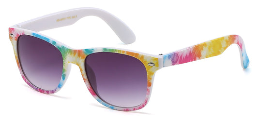 Kids Wayfarer Tie-Dye Sunglasses kg-wf01-tyd