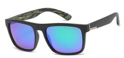 Biohazard Square Frame Sunglasses bz66274