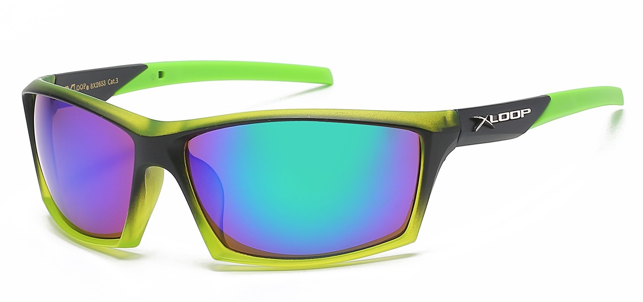 Xloop Two-Tone Wrap Shades x2653