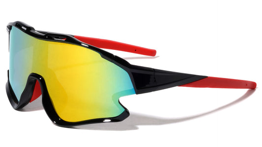 Rubber Tip Shield Sports Shades bp0152