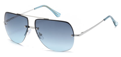 Metallic Semi-Rimless Aviator av5160-oce