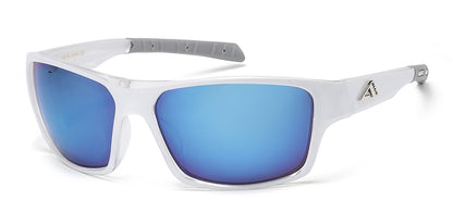 Arctic Blue Tech Lens Wrap Shades ab-66