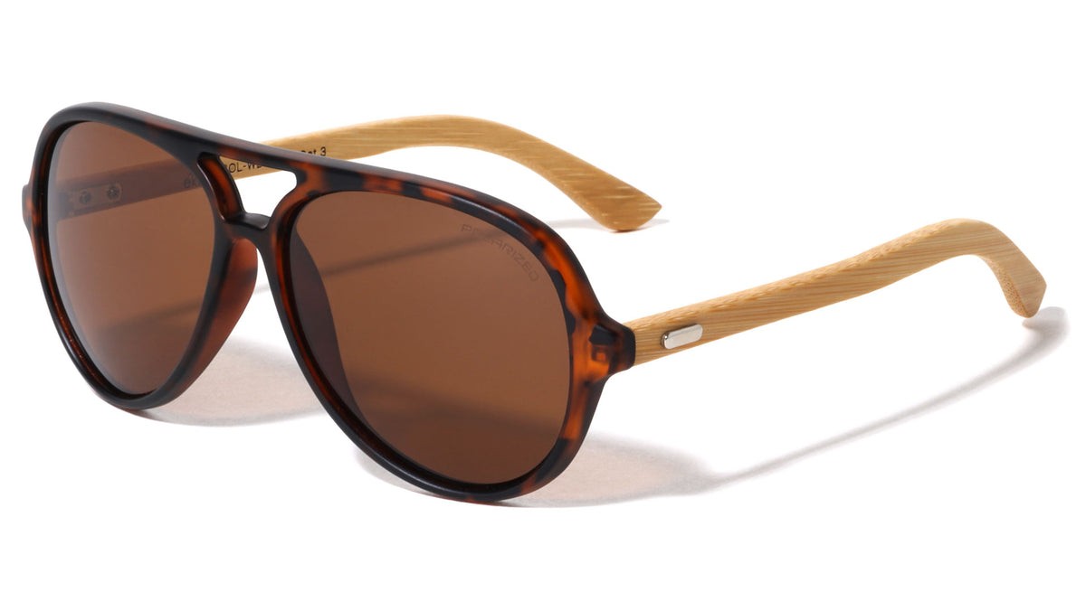 Polarized Aviator Wood pol-wd-2009