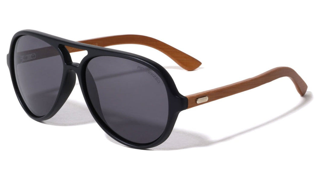 Polarized Aviator Wood pol-wd-2009