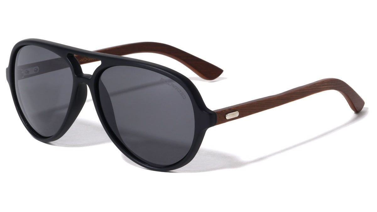 Polarized Aviator Wood pol-wd-2009