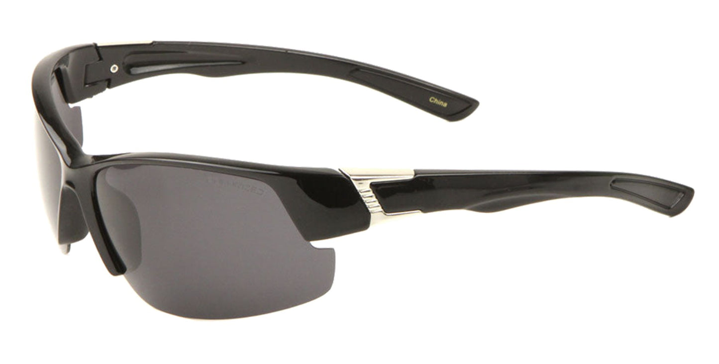 Polarized Semi-Rimless Sunglasses pol-bp0135