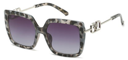 Rhinestone Square Frame Sunglasses rs2025