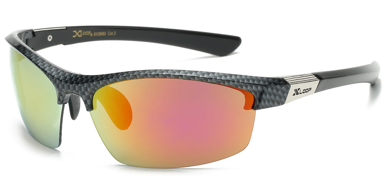 X-Loop Semi-Rimless Sports Shades x2685