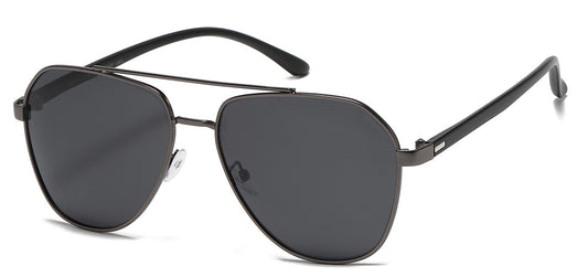 Polarized Brow Bar Metallic Aviator pz-av5167