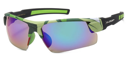 X-Loop Semi Rimless Sunglasses x2660-camo