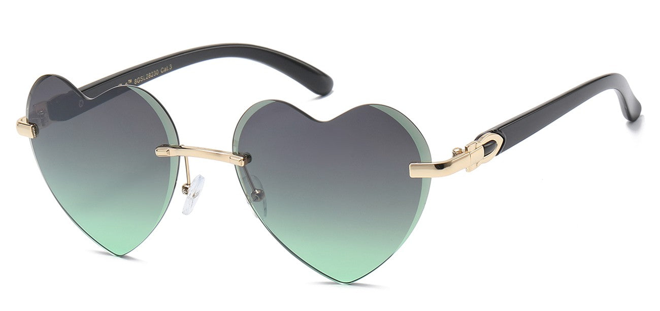 Giselle Metallic Heart Shades gsl28230