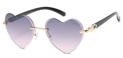 Giselle Metallic Heart Shades gsl28230
