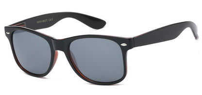 Retro Classic Two-Tone Square Frame wf01-bk2t