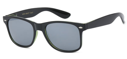 Retro Classic Two-Tone Square Frame wf01-bk2t