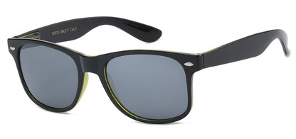 Retro Classic Two-Tone Square Frame wf01-bk2t