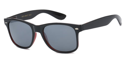 Retro Classic Two-Tone Square Frame wf01-bk2t