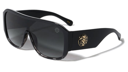 Lion Head Oversized Shield Shades lh-p4075