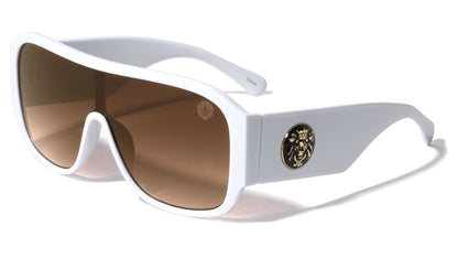 Lion Head Oversized Shield Shades lh-p4075