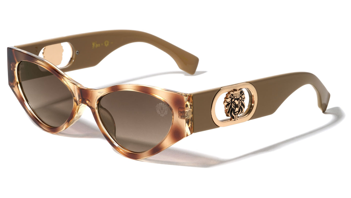 Lion Head Retro Cat-Eye Sunglasses lh-p4076