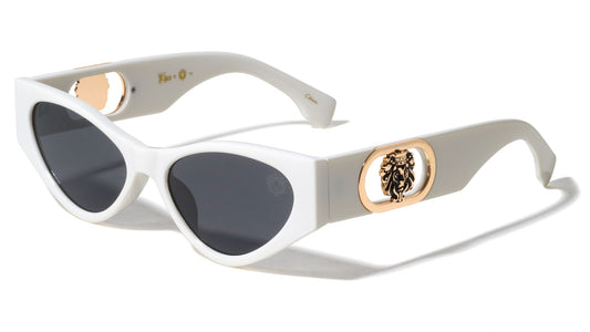 Lion Head Retro Cat-Eye Sunglasses lh-p4076