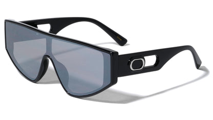 Flat Top Shield Sunglasses p30537