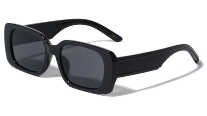 Retro Wide Rectangle Sunglasses p6752