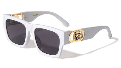 Lion Thick Temple Classic Sunglasses lh-p4045