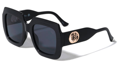 Lion Retro Square Sunglasses lh-p4067