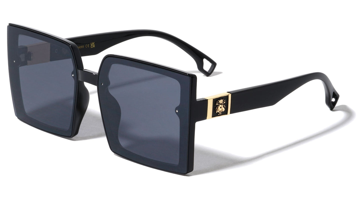 Lion Cutout Square Sunglasses lh-p4069