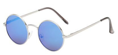 Classic Metallic Round Sunglasses 711054