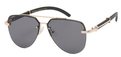 Manhattan Semi-Rimless Aviators mh88061