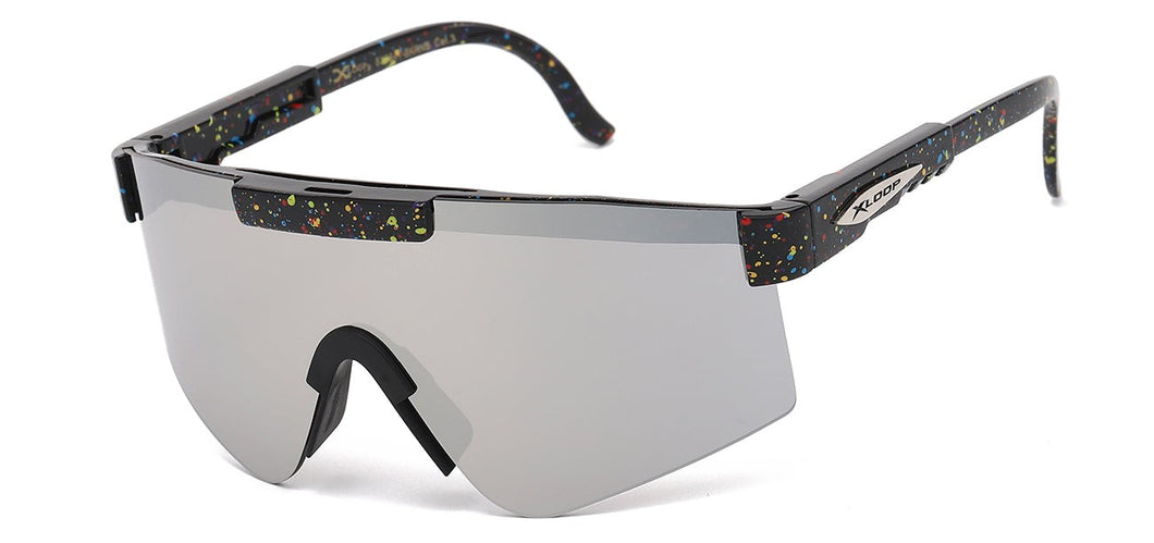 Xloop Simless Shield Sunglasses x3641-bkrnb