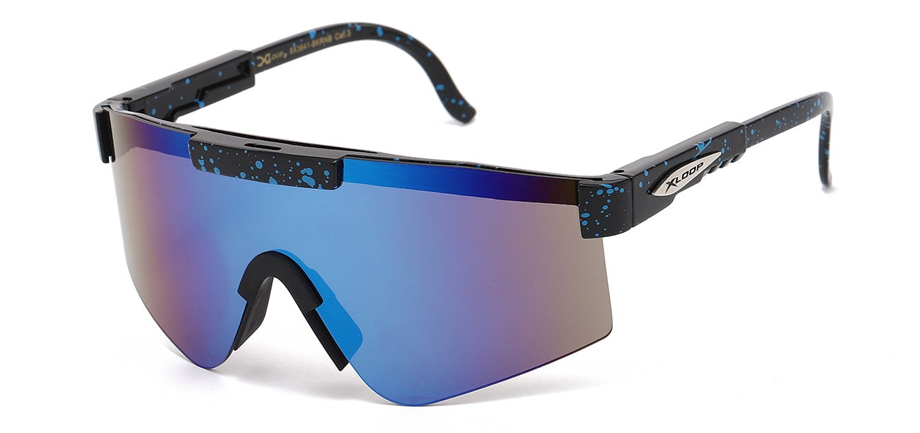 Xloop Simless Shield Sunglasses x3641-bkrnb